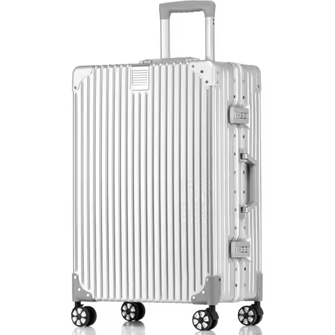 Carry On Luggage with Spinner Wheels, PC Hard Shell Zipperless Suitcase with Aluminum Frame and TSA