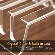 VAEC Clear Acrylic CD Display Shelf Multifunctional 6 Grid 8 Grid Organizer for Living Room Decor NE
