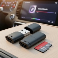 USB 2.0 Micro SD/TF , Pembaca Kad Micro SD/TF USB 2.0, Penyesuai Memori Padat Berkelajuan Tinggi
