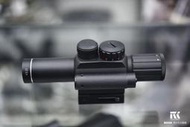 【磐石】M6 4x25 狙擊鏡+外紅點(5段紅綠光+戰術表尺) 望眼鏡 電動槍 生存遊戲 適用