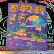 Atlas Indonesia dan Dunia - Atlas Dunia Lengkap Ukuran kecil