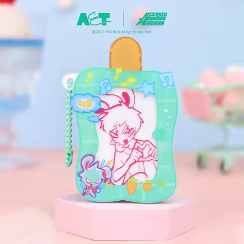 Alien Stage Rabbit Series Blind Box Ice Pop Acrylic Keychain, Official ALNST Mystery Bag Charm with 