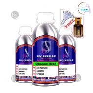 MINYAK WANGI 100% Asli {"CHANNEL-BLUE"} Attar Oil/ Perfume Roll On