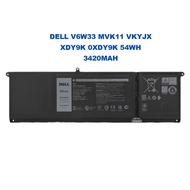 DELL V6W33 MVK11 VKYJX XDY9K 0XDY9K 54WH 3420MAH Inspiron 3510 3515 3511 Vostro 3510 3511 3515 Lapto