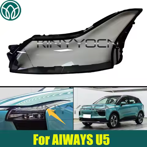 Car Headlight Cover Shell For AIWAYS U5 Transparent Head Light Lamp Lens Headlight Mask
