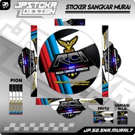 Stiker Sangkar Burung Murai Sticker Dekal Ebod Radja Company Indonesia RCI BnR Setiker Decal Kandang MURAI BATU JP.S2-7