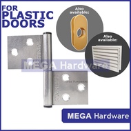 PVC Plastic Door Hinge / Bisagra / Flag Hinge (Butterfly Hinge) & Door Knob Pad Protector