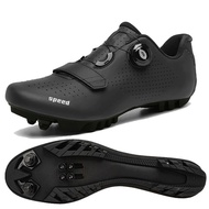 READY STOCK Speed Cycling MTB BOA Shoes Men &amp; Flat shoe Sports Offroad clipless Cleat Road shimano xc1 xc3 896-1
