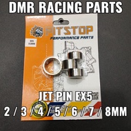 PITSTOP EX5 JET PIN JACK PIN BEARING CRANKSHAFT PIN RACING EX5 DREAM WAVE125 CLASS1 PITSTOP 2MM 3MM 