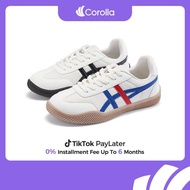 Corolla Kasut Gaya Retro Putih Hitam lightweight Casual shoes Walking shooes – Ringan, Selesa & Berg