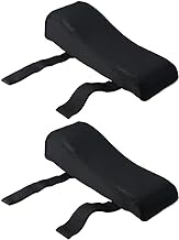 okhobby Ergonomic Armrest Cushions 2 pcs Black Memory Foam 2 pcs Armrest Pads, Original Armrest Chair Gel Elbow Pillow Office Chair