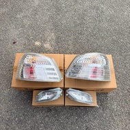 Vios Dugong T.R.D VIOS 08 Tail Lamp Albino + Reflector Rear Foglamp NCP93 Lampu Putih Vios Dugong Al