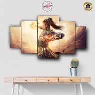 Hiasan Dinding Donghua SOUL LAND TANG SAN DOULUO DALU 70x40cm I 1 SET Isi 5pcs Poster Kayu DONGHUA S