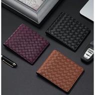 (SG) Fashion Men PU Leather Wallet Card Holder Note Cash Holder Wallet