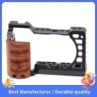 【NEW】For  A6400 / A6300 / A6100 / A6000 Wood Handle Metal Camera Cage Stabilizer Rig Replacement