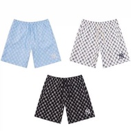 韓國預訂 3色選 MLB 滿版NY 刺繡LOGO 短褲