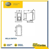 Hella Switch - Hella Tip Switch Control/Flip Switch Control II+->I-0