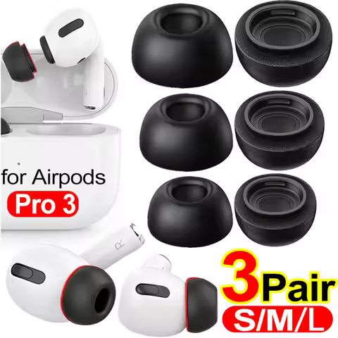 For AirPods Pro 3 Memory Foam Replacement Ear Tips Noise Reduction Earbuds Earplugs for Apple AirPod