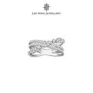 Lee Hwa Jewellery Dazzling Intercross Ring