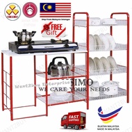 🇲🇾 🔥Hot Selling🔥 3V 4 Tier Stove Dish Gas Rack Plate Rack Rak Pinggan Rak Dapur Rack Serbaguna Almar