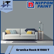 1L / 5L Nippon Paint Granite Rock N 1980 T For Interior Wall Paint（Satin Glo / Easywash / Super Mate