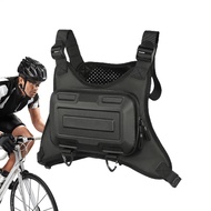 Vest Bag For Men Hard Shell Chest Pack For Men Running Vest For Men Phone Holder For Running Outdoor