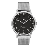 Timex TW2R71500 นาฬิกาข้อมือผู้ชาย สายสแตนเลสส Silver / Balck