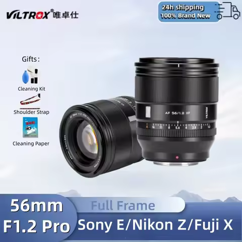 Viltrox AF 56mm F1.2 Pro Full-Frame Fixed-Focus Autofocus Large Aperture Portrait Cameras Lens for F