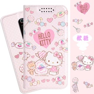 【Hello Kitty】小米9T 甜心系列彩繪可站立皮套(軟糖款)