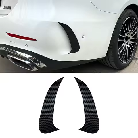 Rear Bumper Splitter Spoiler Air Vent Cover Spoiler For Mercedes-Benz C-Class W206 C200 C260 C300 AM