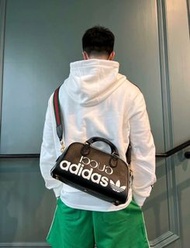 Gucci古馳 x adidas阿迪達斯聯名迷你旅行包 香港發貨
