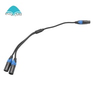 50cm XLR Splitter Cable 1 XLR Female to 2 XLR Male XLR Y Splitter Cable Microphone Splitter Cord for