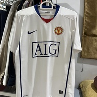 Jersey original Manchested United MU away 2008/2009 size S dewasa