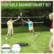 LETTER Foldable Badminton  Indoor Outdoor Sports Entertainment Portable Standard Training Stand Rack