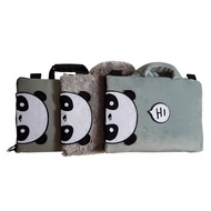 Panda Laptop Bag Gray 10inch 12inch 13inch 14inch Softcase Laptop Bag & Case