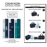 [DISCOVERY SET] Calvin Klein Mens Pen Spray Perfume Set - CK Defy EDP 10ML CK Defy Parfum 10ml CK Et