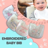 Baby Bib / Embroidered Baby Bib / Baby Bib Murah / Bib Bayi