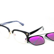 BEING平光+前掛式太陽眼鏡-紫色(礦紫迷幻)在家也可試戴,歡迎預約