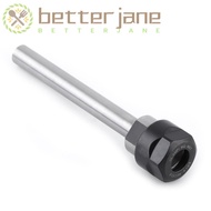 BETTER-JANE Straight Shank Tool Holder, 12mm Rod Diameter 100mm Length Collet Chuck Holder, ER16 Col