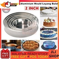 6X2/7X2/8X2/9X2/10X2/11X2/12X2 2INCH HANDMADE Aluminium Mould Loyang Bulat Round Baking Mould