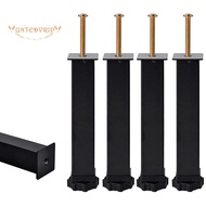 4 PCS Metal Furniture Support Legs Adjustable Height 20 to 22cm Heavy Duty Bed Center Frame Slat Fee