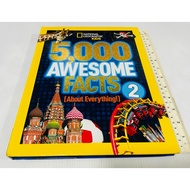 Second Hand Hardcover Large Volume Thick English Knowledge Book National Geographic Kids 5 000 Aweso