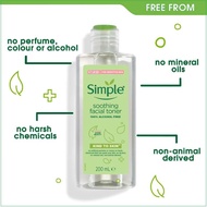 Nước hoa hồng Simple Toner 200ml mẫu mới.