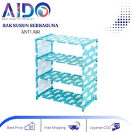 DIY 3-Tier Shoe Rack, Easy to Disassemble 3-Tier, 4-Tier Fabric Shoe Rack