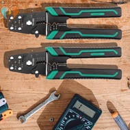 2 Pcs 8 Inch Wire Crimper Tool with Stripper Cutter Multifunctional Wire Crimping Pliers for 10 to 2