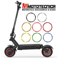 DUALTRON ELECTRIC KICK SCOOTER 10" WHEEL STICKER DESIGN 2 (1 SET) PLAIN STICKER SCOOTER ACCESSORIES