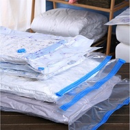 PLASTIC VACUUM CLOTHES COMPRESS 75% VACUUM BAG STORAGE PRESS 40 x 60 cm, 50 x 60 cm 60X80 70X100CM [
