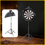 Gepnoo Professional Dart Stand Stable Tripod Adjustable Height Dart Holder Accessory for Home Outdoo