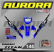 (COD) Terbaru DECAL RBT SMASH TITAN RBT BEBEK MODIF SUPERMOTO YZ CRF KLX KX KTM RBT new terbaru terk