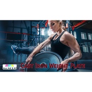 [Ready Stock] Cast Iron Standard Weight Plate - Gym/ Weight/ Strength/ Lifting